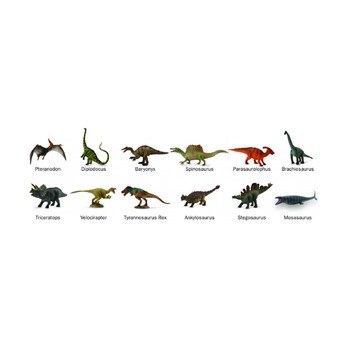 Большой набор мини динозавров